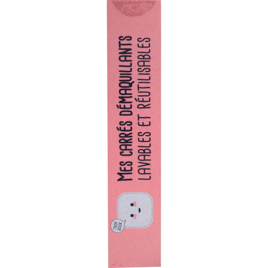 Lingettes Carrés Démaquillants Lavables Réutilisables Doux FEEL NATURAL 