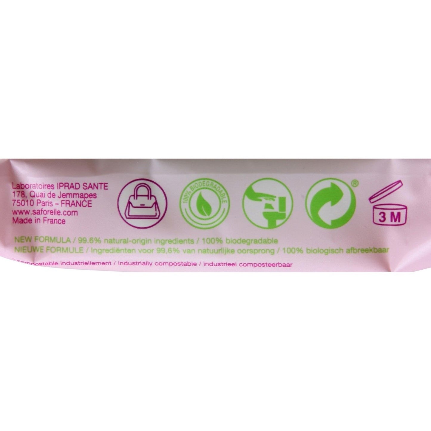 SAFORELLE Freshness and Softness Intimate Wipes