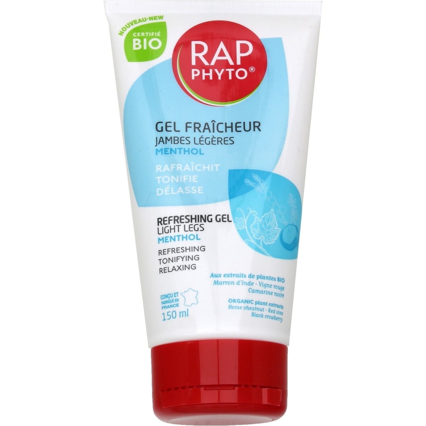 Gel Jambes Légères Fraîcheur Menthol RAP PHYTO 