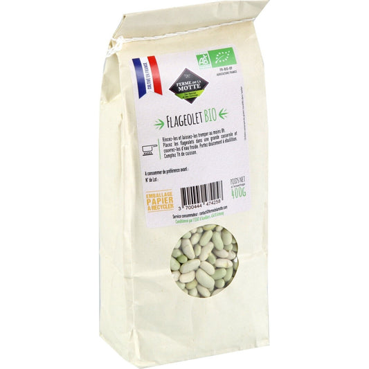 Organic Flageolet Beans FERME DE LA MOTTE