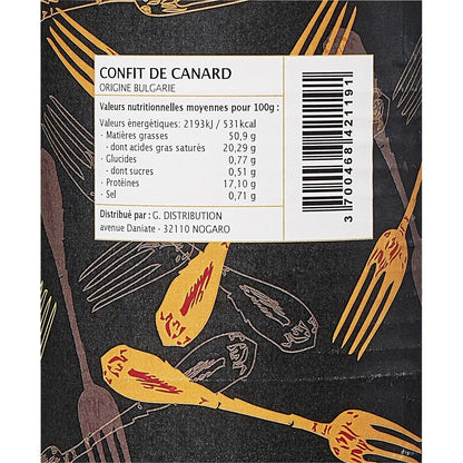 Confit de Canard 2 Cuisses METS DES ROIS