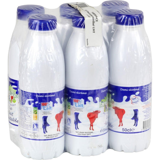 FAIREFRANCE UHT Sterilized Semi-Skimmed Milk