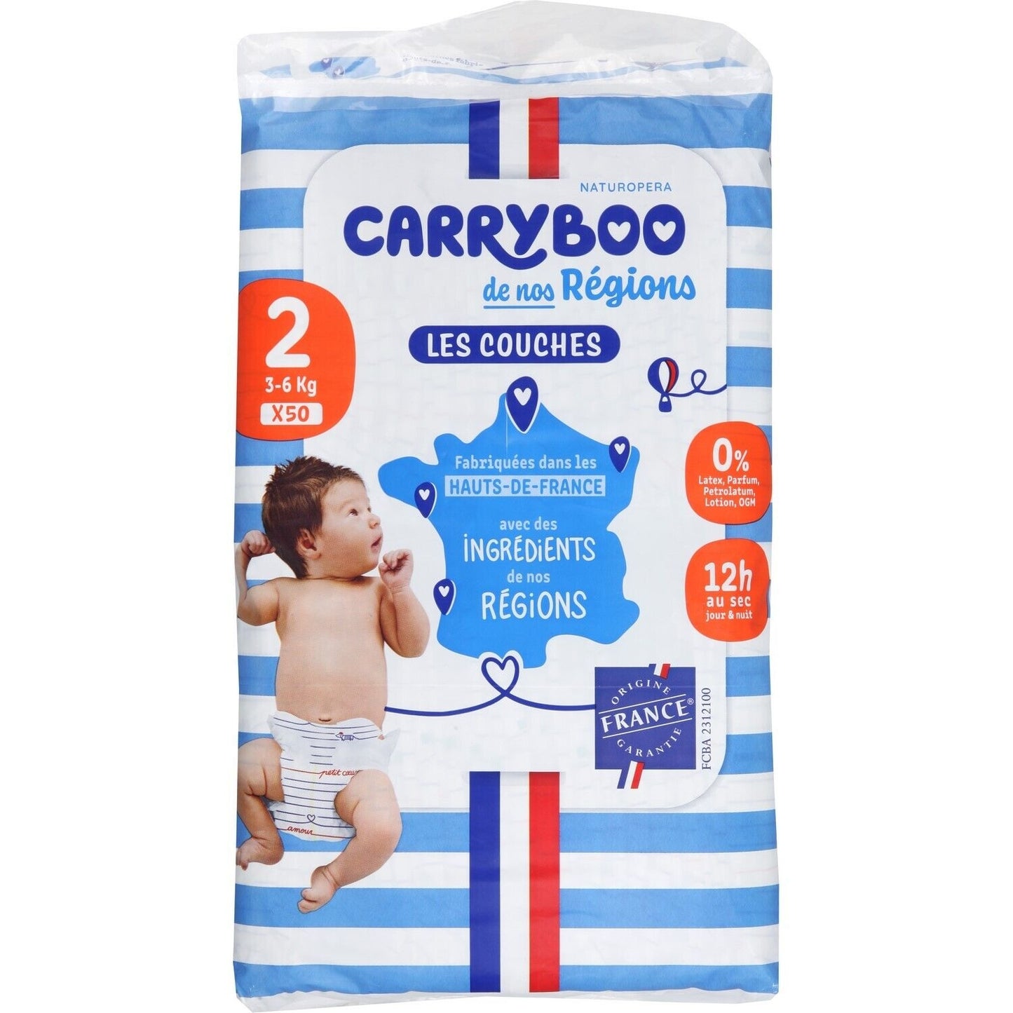 Baby Diapers Size 2 3-6kg CARRYBOO