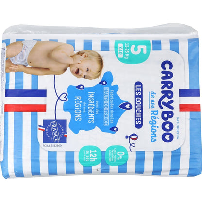 Couches Bébé Taille 5 12-25kg CARRYBOO