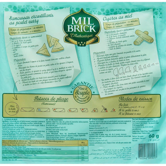 MIL BRICK Aperitif Brick Sheets