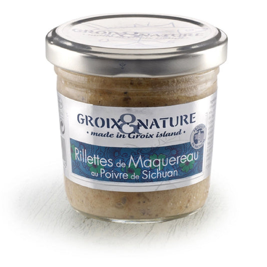 Rillettes de Maquereau GROIX ET NATURE le pot de 100 g