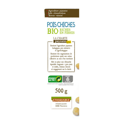 Organic Gascony Chickpeas from Local Farmers