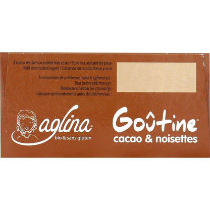 Biscuits Bio Cacao & Noisettes Sans Gluten AGLINA