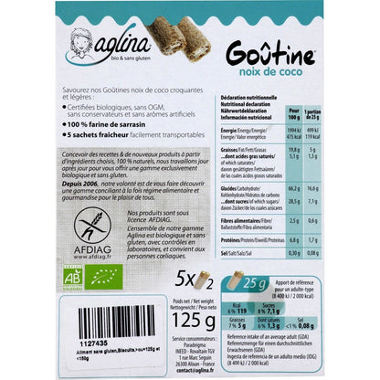 AGLINA Gluten Free Organic Coconut Cookies