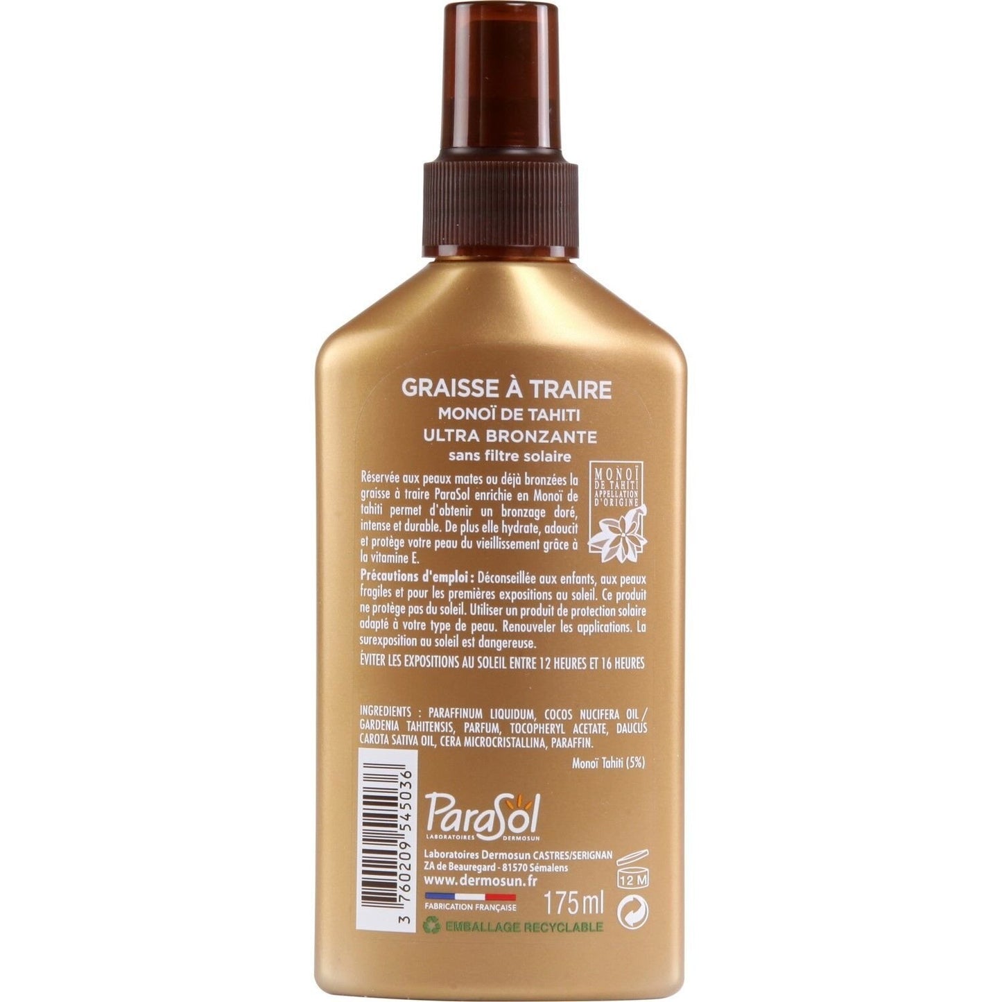 PARASOL Monoi de Tahiti Milking Grease
