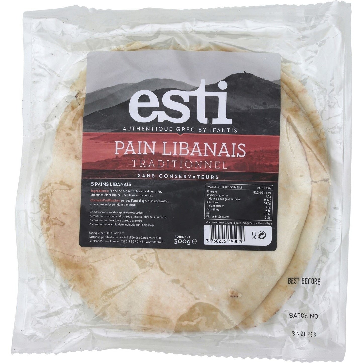 ESTI Lebanese Bread