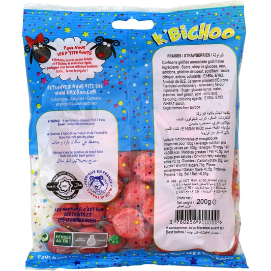K'BICHOO Halal Strawberry Candies