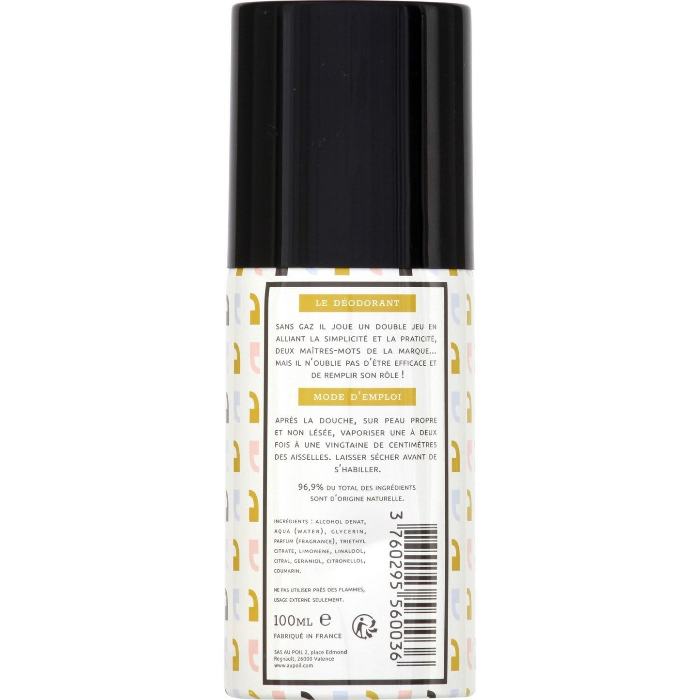 AU POIL Musk Freshness Spray Deodorant
