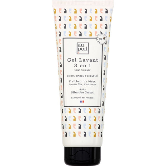 Shower Gel for Body, Beard, Hair, and Hair
