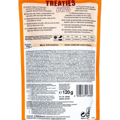 Friandises pour Chien Adulte Poulet Treaties Bits VITAKRAFT