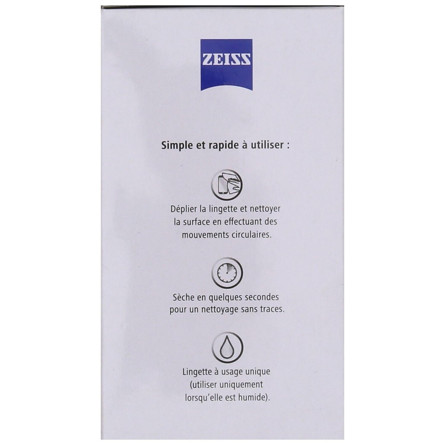 ZEISS Antibakterielle optische Reinigungstücher