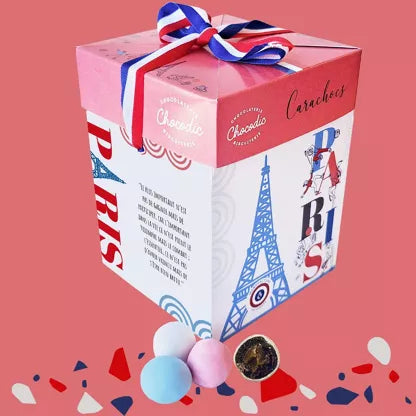 Maxi cube cadeau carachocs caramel tendre CHOCODIC