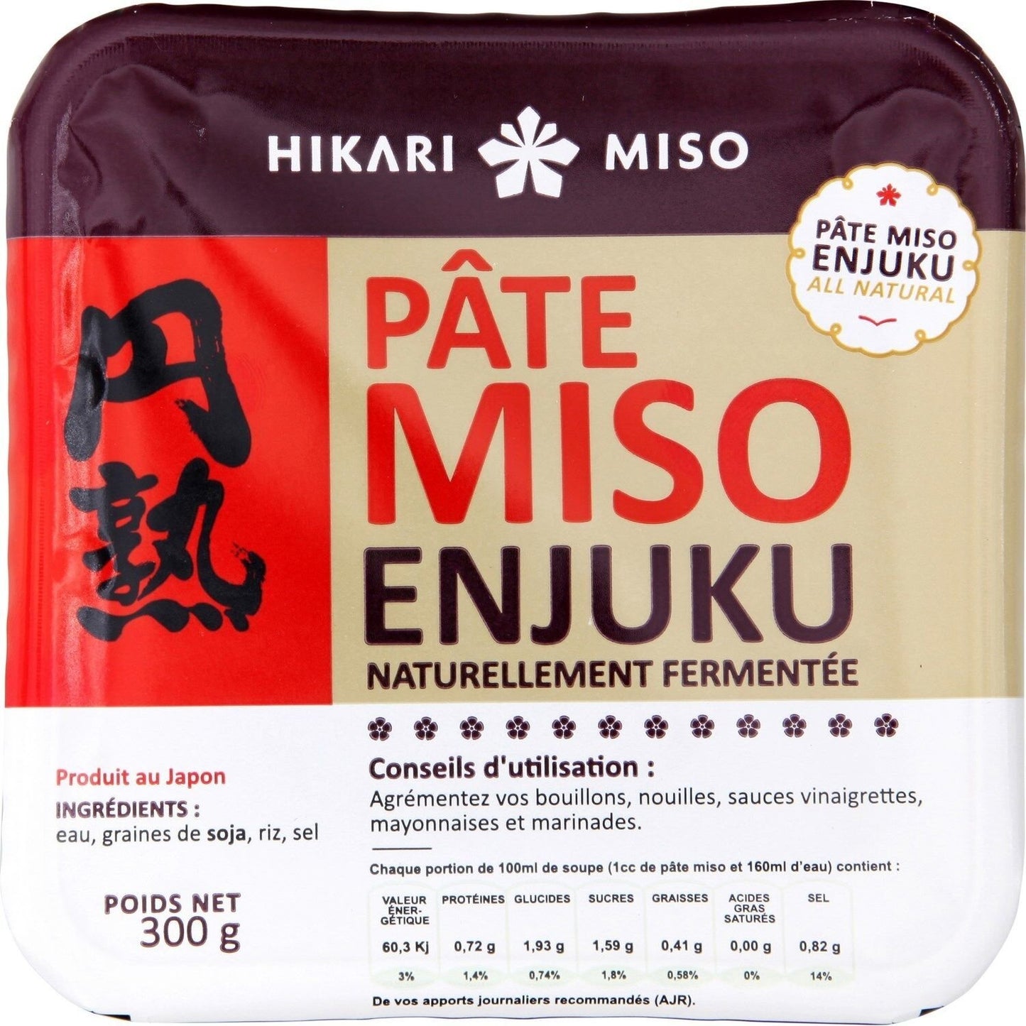 Pâte Miso Rouge Enjuku HIKARI MISO