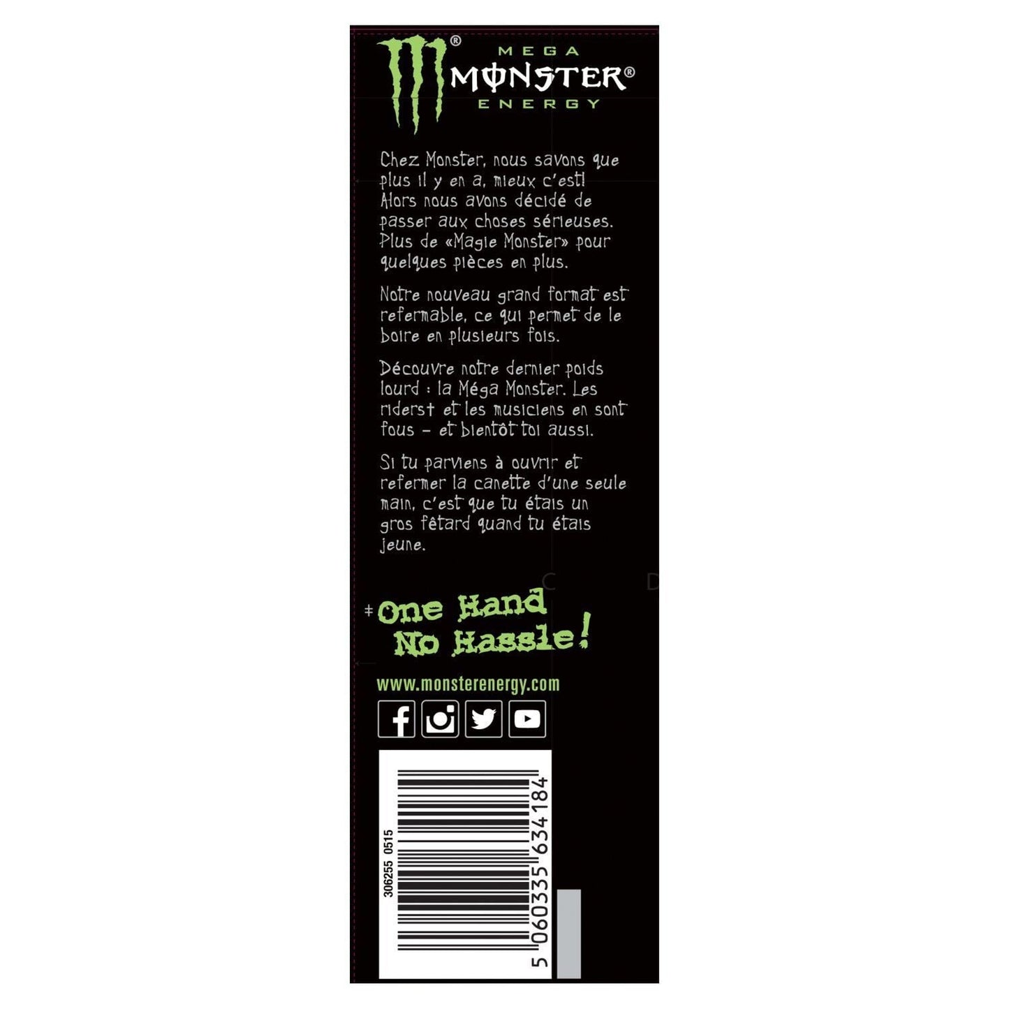 Boisson Énergisante Mega MONSTER 