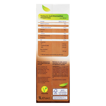 Boisson Végétale Soja Chocolat ALPRO
