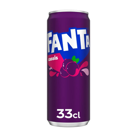 Soda Cassis FANTA la canette de 33cl