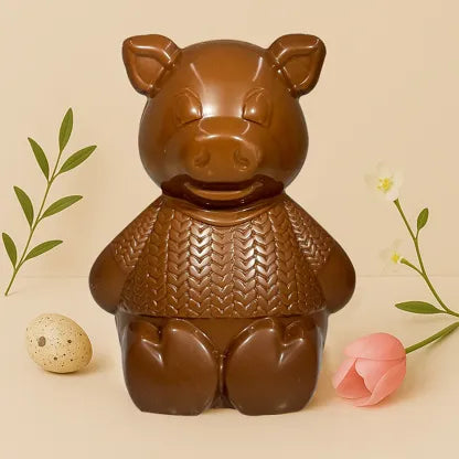 Moulage chocolat au lait Cochon Chandail CHOCODIC