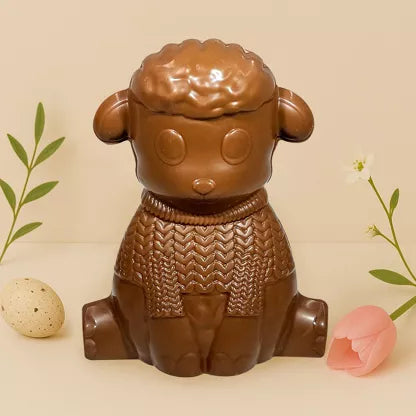 Moulage chocolat au lait Mouton Chandail CHOCODIC