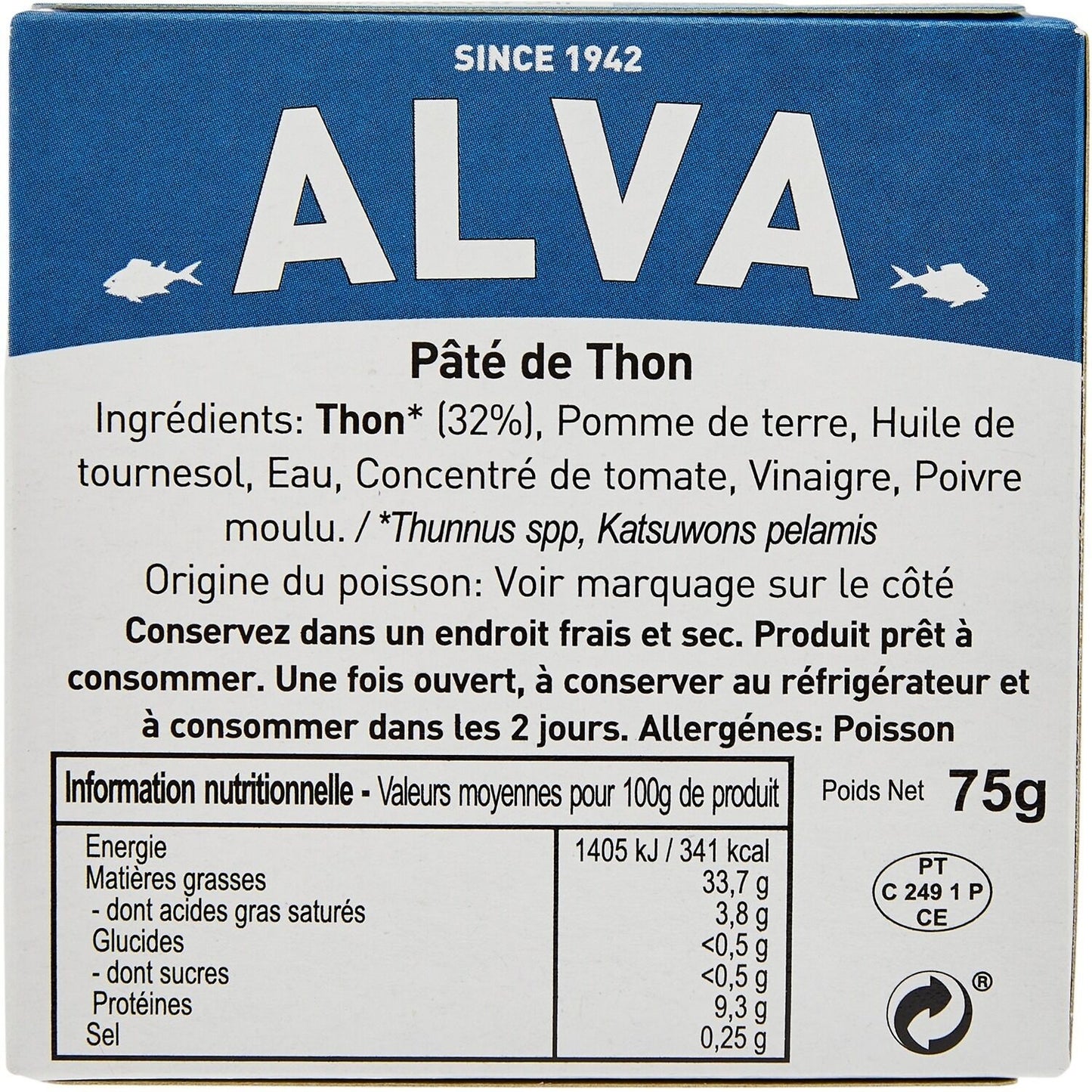 ALVA Tuna Pâté
