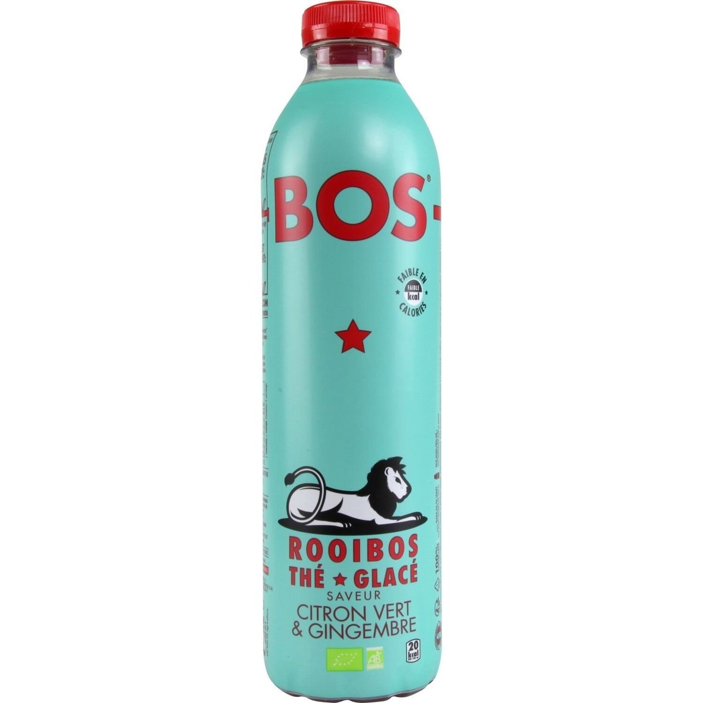 Organic Rooibos Iced Tea Drink with Lime &amp; Ginger BOS