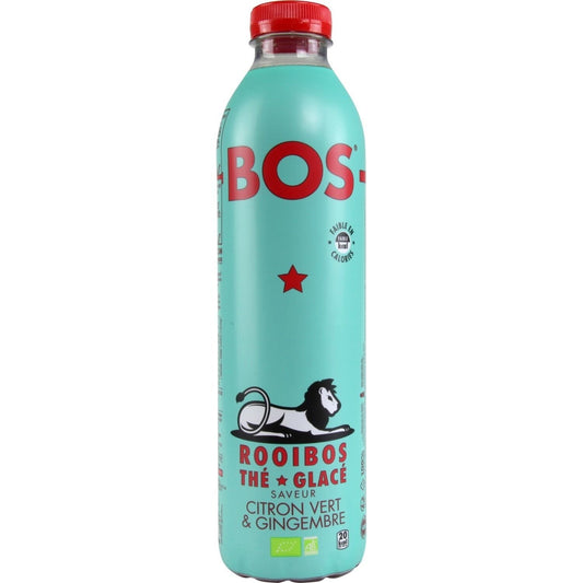 Organic Rooibos Iced Tea Drink with Lime &amp; Ginger BOS