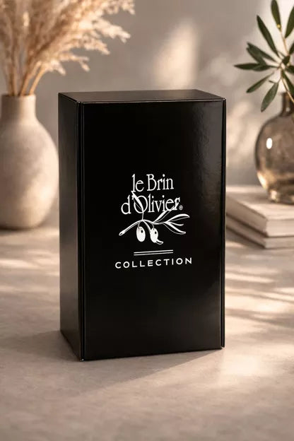 Coffret cadeau huile, olives et tapenades LE BRIN D'OLIVIER
