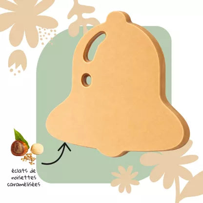 Suzie la Cloche chocolat caramel aux éclats de noisettes caramélisées CHOCODIC