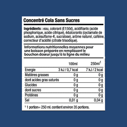 Concentré Cola Sans Sucres 440ml SODASTREAM
