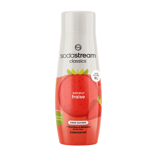 Sirop de Fraise Sans Sucres pour Sodastream 440ml SODASTREAM 