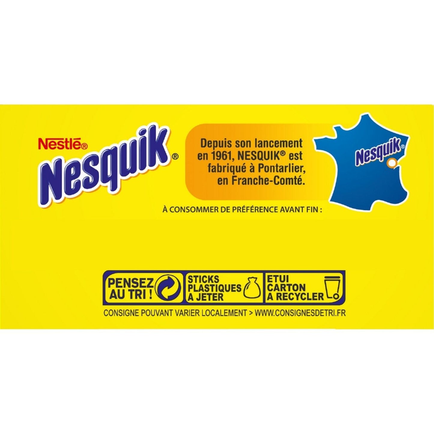 Chocolat en Poudre Nesquick NESTLE