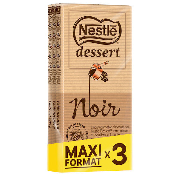 Tablette de Chocolat Noir Dessert NESTLE