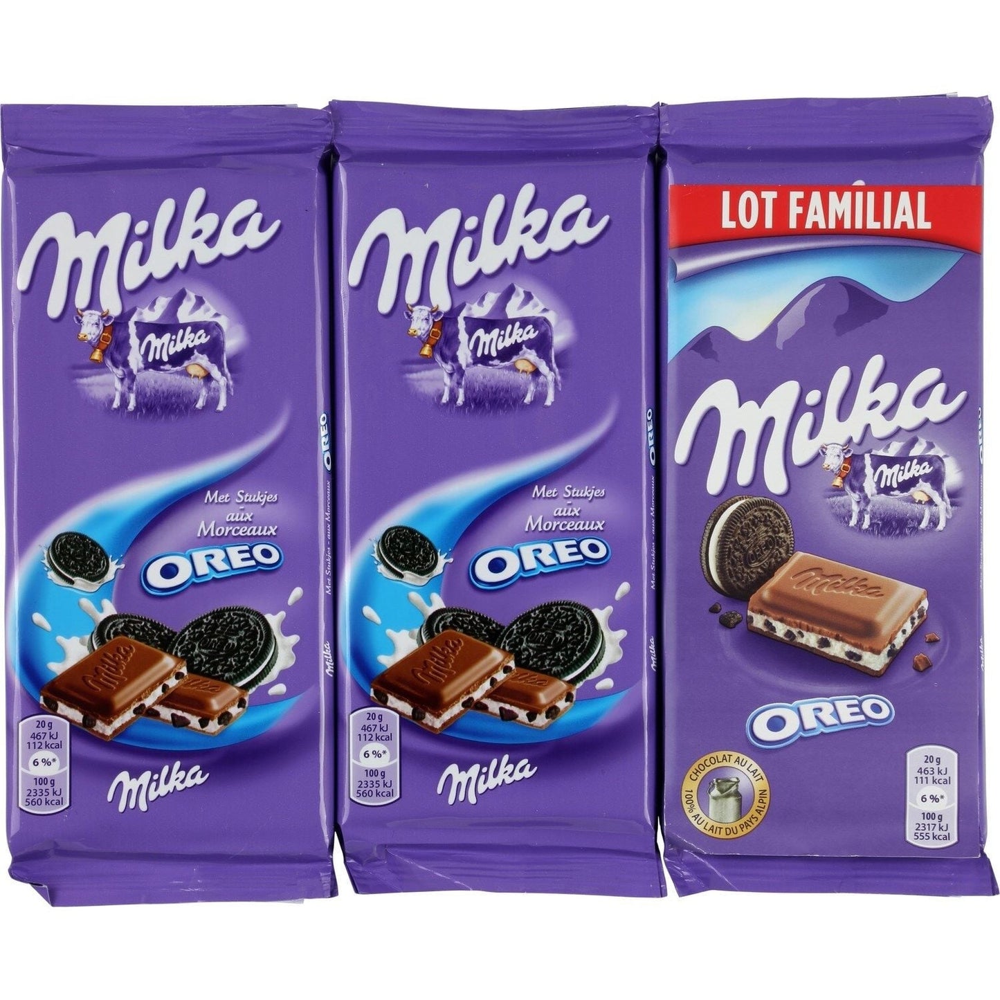 Tablette de Chocolat Lait Oreo MILKA 