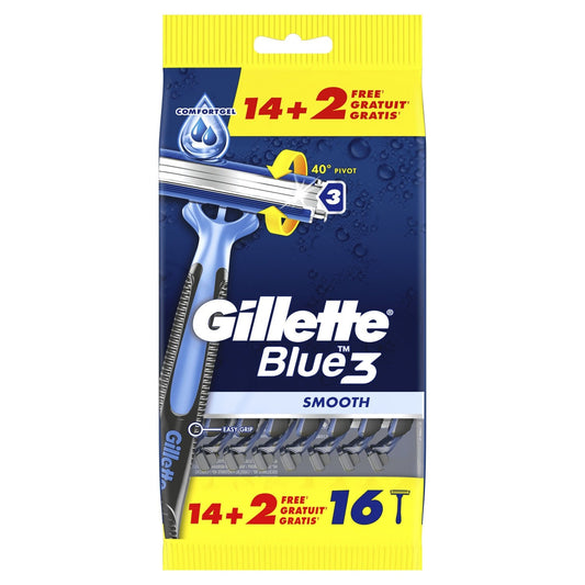 Gillette Blue3 Smooth 14+2 Disposable Razor
