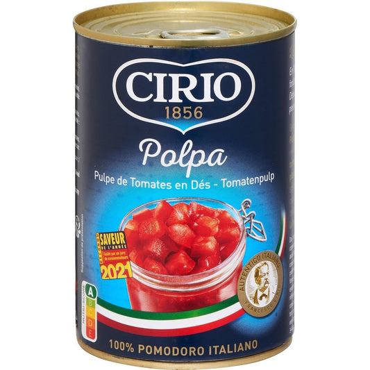 Pulpe de Tomates en Dés CIRIO la boite de 400g
