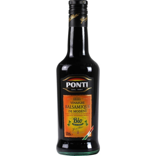 Vinaigre Balsamique Bio PONTI la bouteille de 500mL