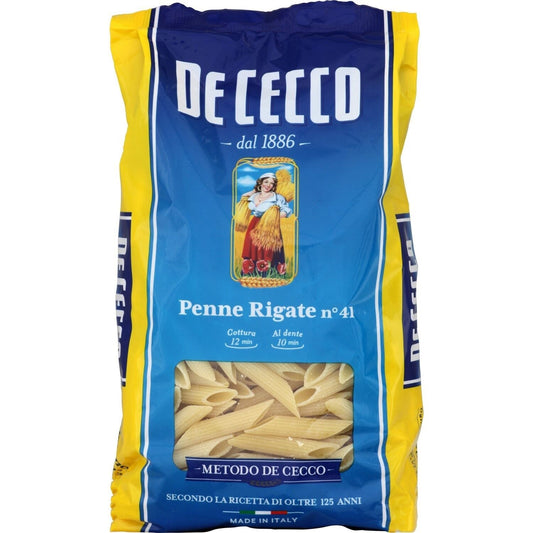 Pâtes Penne Rigate N°41 DE CECCO