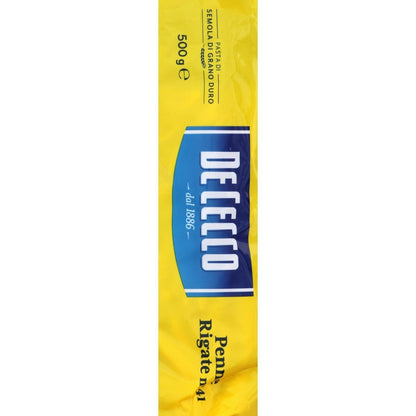 Pâtes Penne Rigate N°41 DE CECCO