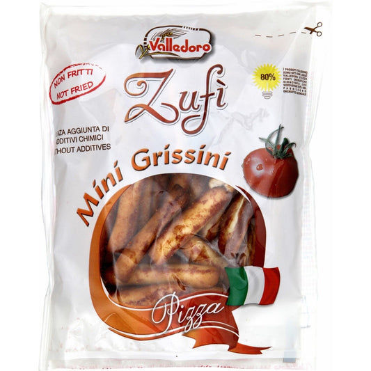 Biscuits Apéritif Mini Gressins Goût Pizza VALLEDORO