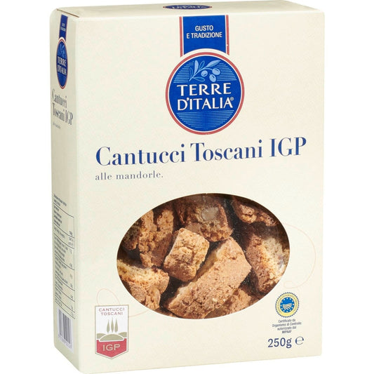 Biscuits Cantucci Toscani IGP TERRE D'ITALIA la boite de 250g