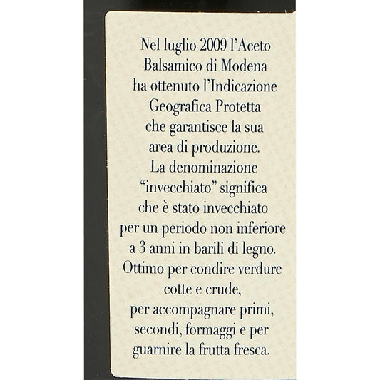 Balsamic Vinegar Modena PGI TERRE D'ITALIA