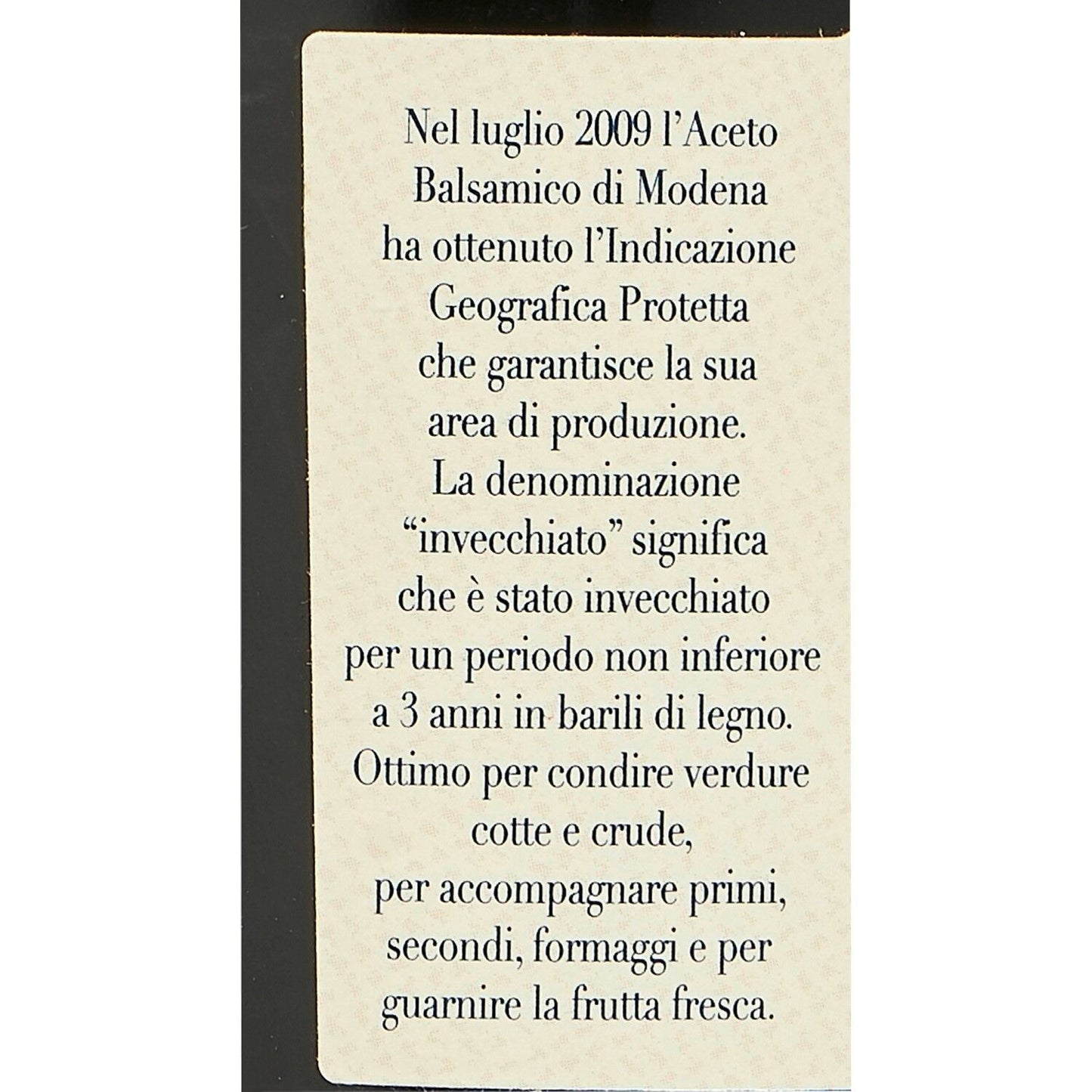 Vinaigre Balsamique Modene IGP TERRE D'ITALIA