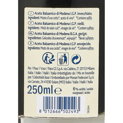 Balsamic Vinegar Modena PGI TERRE D'ITALIA