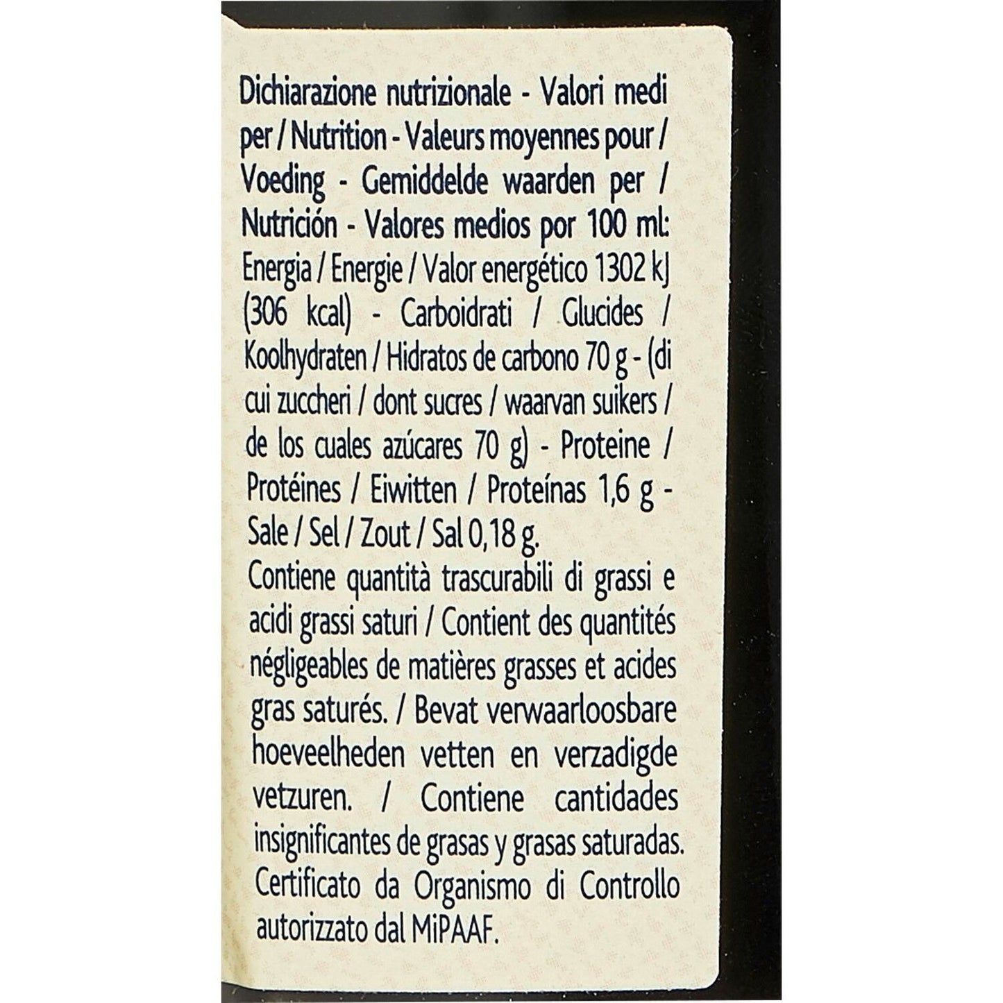 Vinaigre Balsamique Modene IGP TERRE D'ITALIA