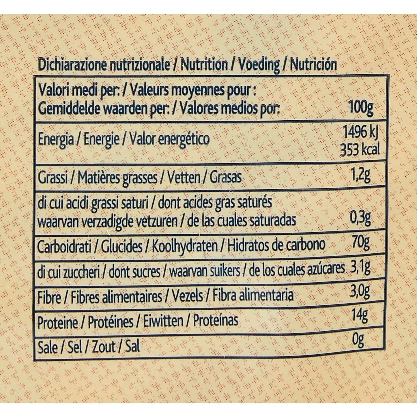 Pâtes Penne Rigate TERRE D'ITALIA