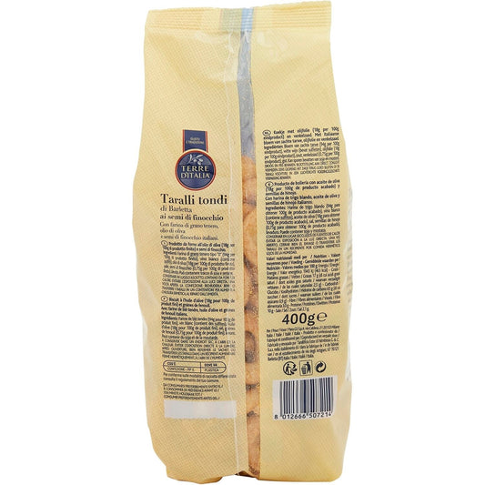 Biscuits Apéritif Taralli Tondi TERRE D'ITALIA